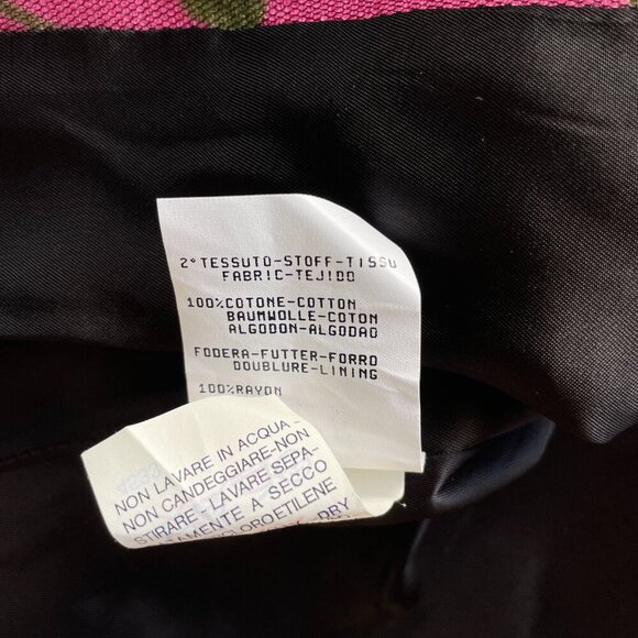 Moschino Cheap and Chic Mesh Floral Rose Blazer Pink Sequin Jacket - Picture 7 of 9